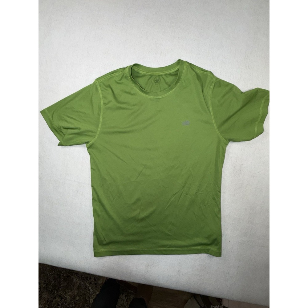 ALO Women's Yoga Chartreuse Green Athletic Performance Shirt- SZ M